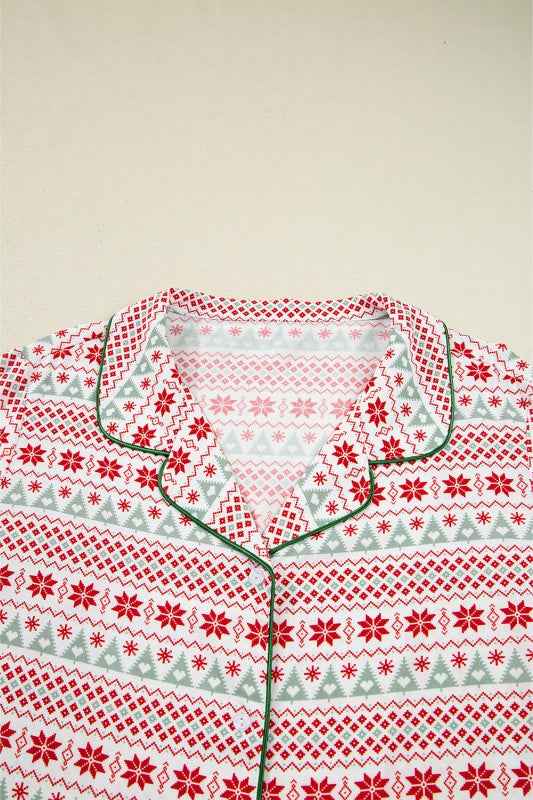 Christmas Shirt and Pants Pajama Set