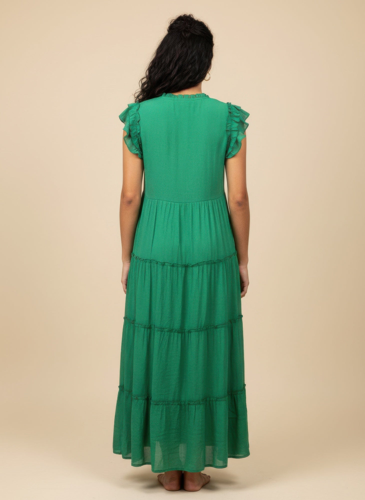 Mlle Gabrielle Solid Cap Sleeve Dress - Excel Merchandise