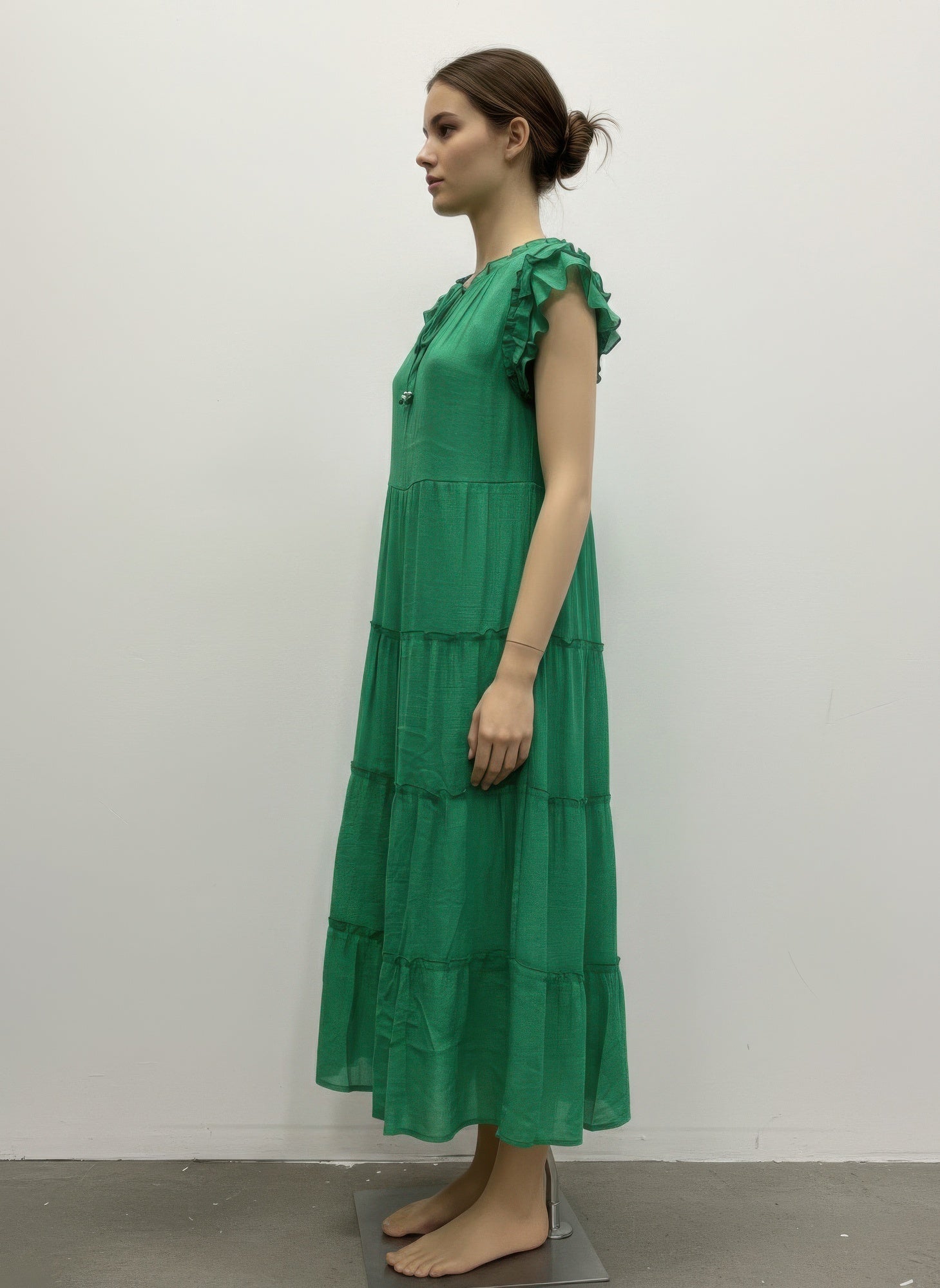 Mlle Gabrielle Solid Cap Sleeve Dress - Excel Merchandise