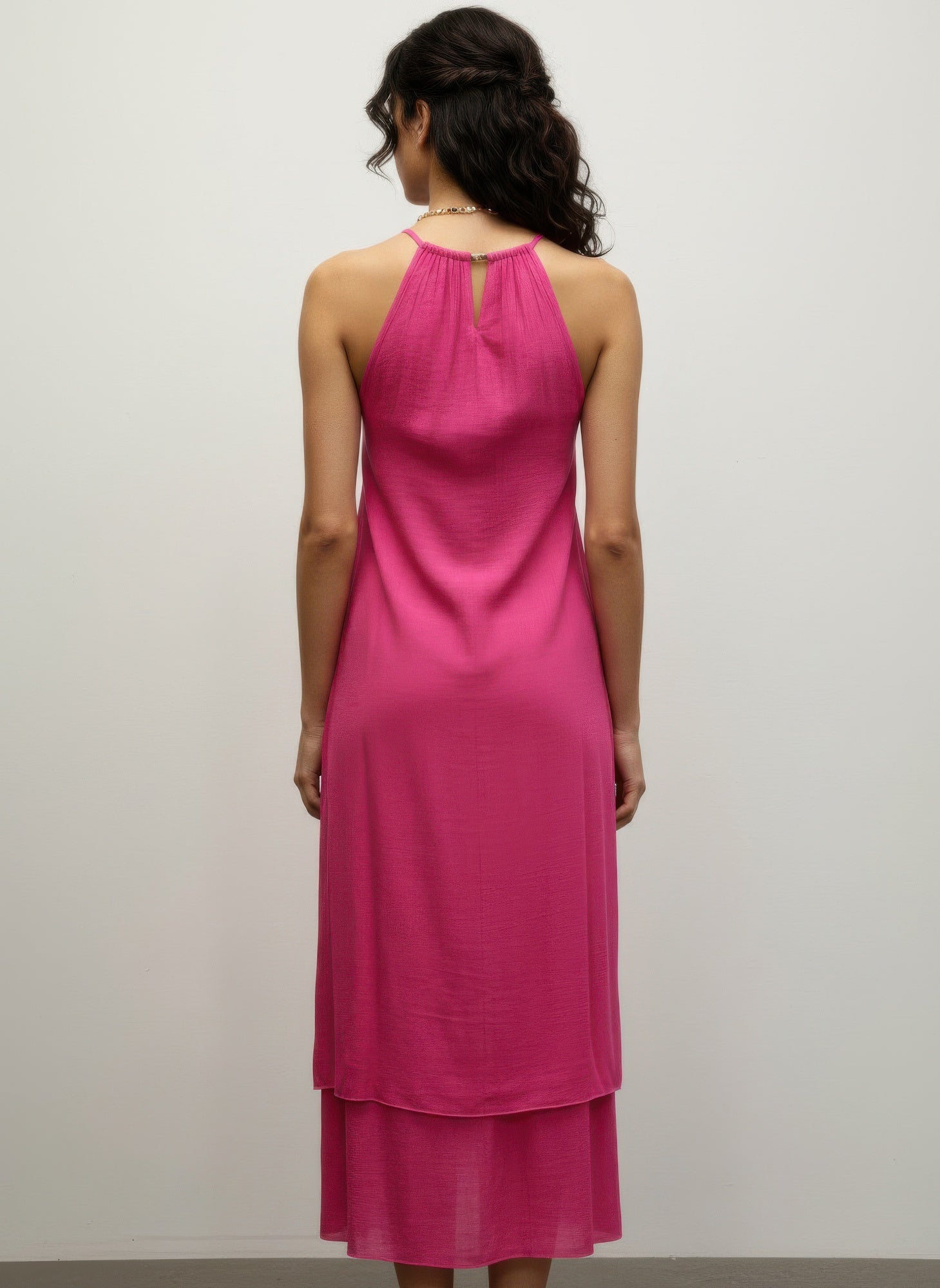 Mlle Gabrielle Solid Sleeveless Dress - Excel Merchandise