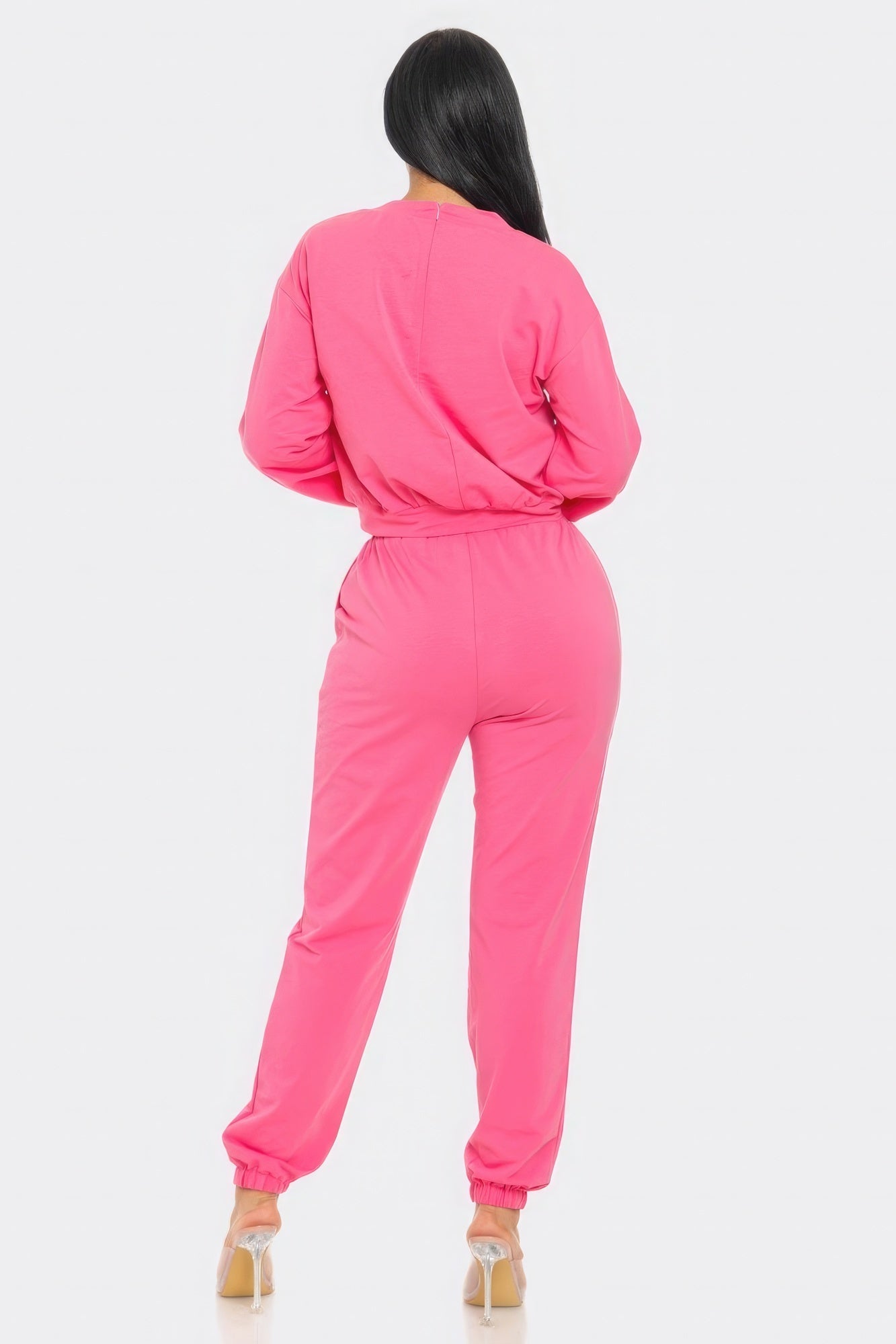Terry Mesh & Rhinestone Detail Set - Excel Merchandise